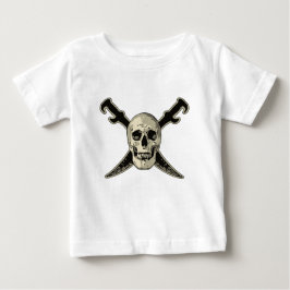 Pirate (Skull) - Baby Fine Jersey T-Shirt