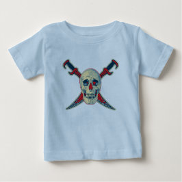 Pirate (Skull) - Baby Fine Jersey T-Shirt