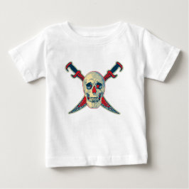 Pirate (Skull) - Baby Fine Jersey T-Shirt
