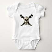 Pirate (Skull) - Baby Jersey Bodysuit (Voorkant)