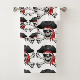 Pirate Skull Bad Handdoek
