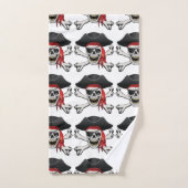 Pirate Skull Bad Handdoek (Handdoek)