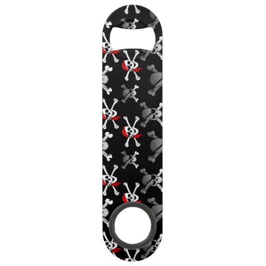 Pirate Skull Bar Sleutel Speed Flessenopener (Voorkant)