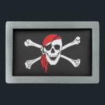 Pirate Skull Belt Buckle Gesp<br><div class="desc">Pirate Skull Cartoon</div>