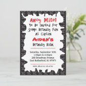 Pirate Skull Birthday Kaart (Staand voorkant)