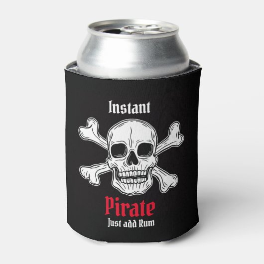 Pirate Skull Blikjeskoeler (Blikje Voorkant)