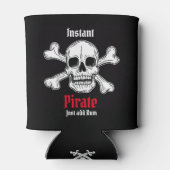 Pirate Skull Blikjeskoeler (Achterkant)