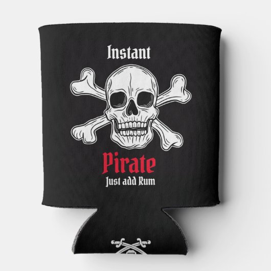 Pirate Skull Blikjeskoeler (Achterkant)