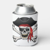 Pirate Skull Blikjeskoeler (Blikje Voorkant)