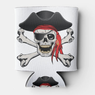 Pirate Skull Blikjeskoeler
