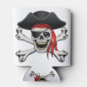Pirate Skull Blikjeskoeler (Achterkant)