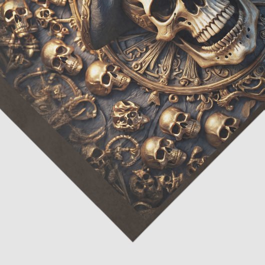 Pirate skull-bord tissuepapier (Detail)