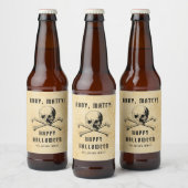  Pirate Skull & Botten Halloween Bier Etiket (Flessen)