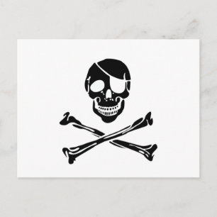Pirate Skull Briefkaart