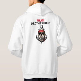 PIRATE SKULL BROTHERHOOD GHOST SHIP HOODIE