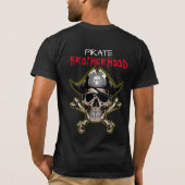 PIRATE SKULL BROTHERHOOD T-Shirt (Achterkant)