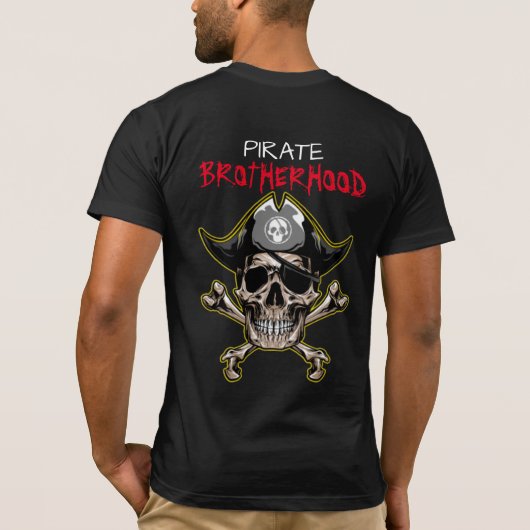 PIRATE SKULL BROTHERHOOD T-Shirt (Achterkant)