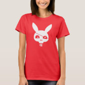 Pirate Skull Bunny met EyePatch T-shirt (Voorkant)