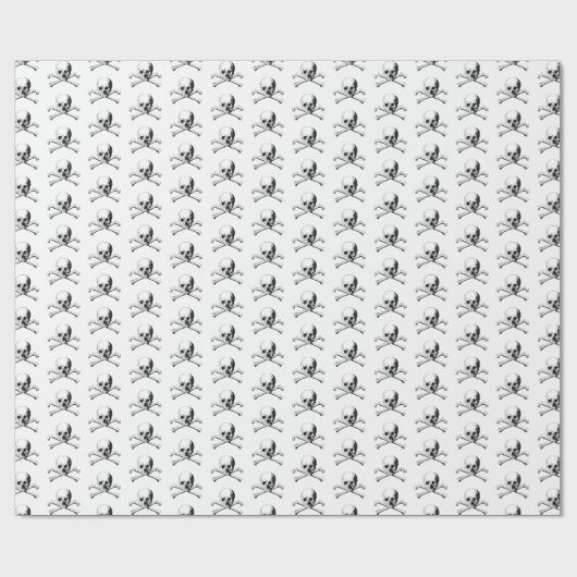 Pirate Skull Cadeaupapier (Vlak)