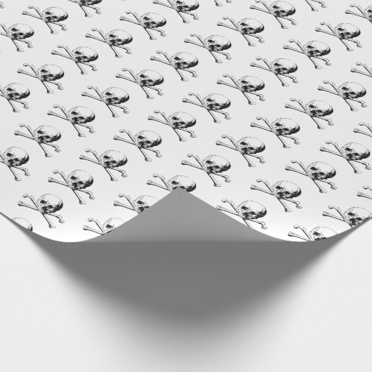 Pirate Skull Cadeaupapier (Hoek)