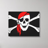 Pirate Skull Canvas Afdruk (Voorkant)