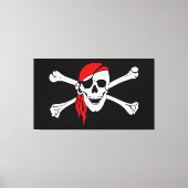 Pirate Skull Canvas Afdruk (Voorkant)
