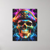 Pirate Skull Canvas Print (Voorkant)
