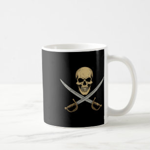  Pirate Skull Caribbean Cruise Halloween SK Koffiemok