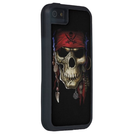 Pirate Skull Case-Mate iPhone Case (Back/Rechts)