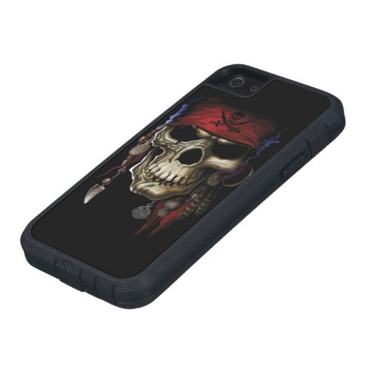 Pirate Skull Case-Mate iPhone Case (Onderkant)
