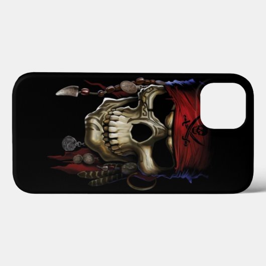 Pirate Skull Case-Mate iPhone Case (Achterkant (horizontaal))