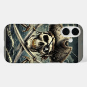 Pirate Skull Case-Mate iPhone Case (Achterkant (horizontaal))