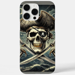 Pirate Skull iPhone 16 Pro Max Hoesje