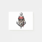 Pirate Skull Cross Botten Anchor Post-it® Notes (Voorkant)