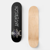Pirate Skull & Cross-Botten op maat Persoonlijk Skateboard (Voorkant)