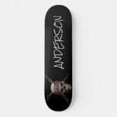 Pirate Skull & Cross Botten Persoonlijk Skateboard (Voorkant)