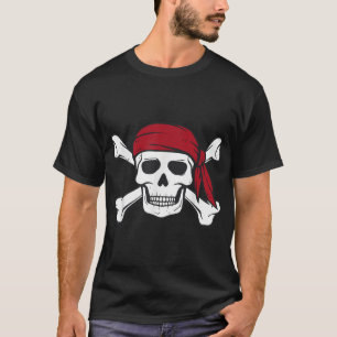 Pirate Skull Crossbones Mannen Dames Halloween Boy T-shirt