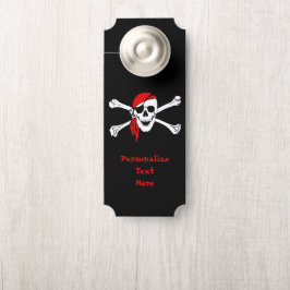 Pirate Skull & Crossbones Persoonlijke ruimte Deurhanger