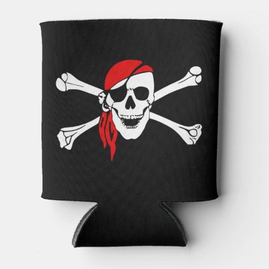 Pirate Skull Custom Koelbox Blikjeskoeler (Voorkant)