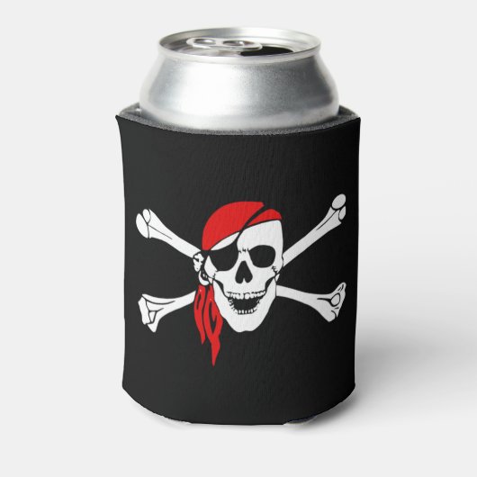 Pirate Skull Custom Koelbox Blikjeskoeler (Blikje Achterkant)