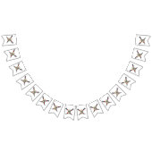 Pirate (Skull) - Custom Swallowtail Party Bunting Vlaggetjes (Alle)