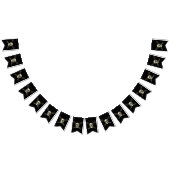 Pirate (Skull) - Custom Swallowtail Party Bunting Vlaggetjes (Alle)