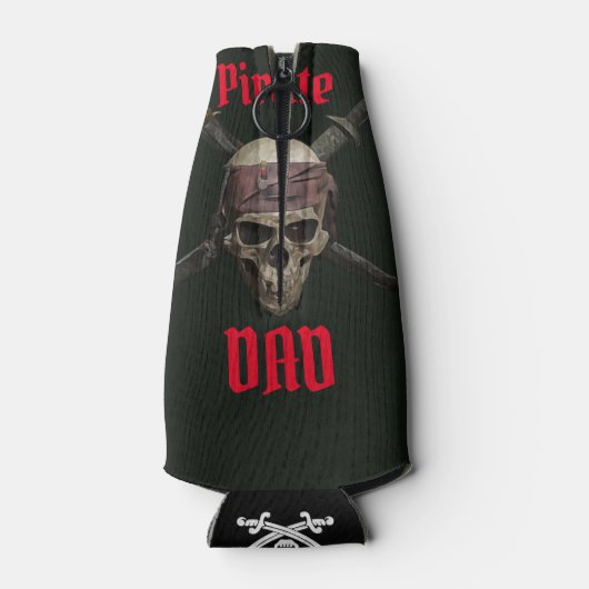 Pirate Skull DAD Koelbox Flesjeskoeler (Achterkant)