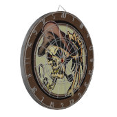 Pirate Skull Dartboard Dartbord (Voorkant Links)