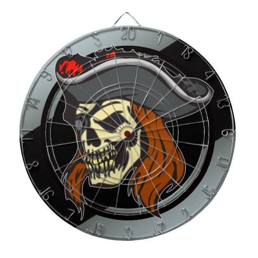 Pirate Skull Dartboard Dartbord (Voorkant)