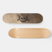 Pirate Skull en Arrow Ccrossbones Persoonlijk Skateboard (Horizontaal)
