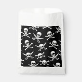 PIRATE SKULL EN BOTTEN BEDANKZAKJE (Voorkant)