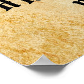 Pirate Skull en Botten verwelkomen Halloween-feest Poster (Hoek)