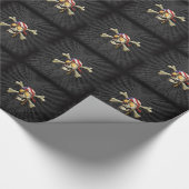 Pirate Skull en Cross Botten Cadeaupapier (Hoek)