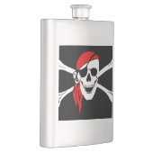 Pirate Skull en cross botten Flacon (Rechts)